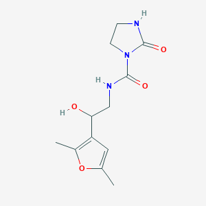 N-[2-(2,5-dimethylfuran-3-yl)-2-hydroxyethyl]-2-oxoimidazolidine-1-carboxamide