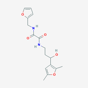 N1-(3-(2,5-dimethylfuran-3-yl)-3-hydroxypropyl)-N2-(furan-2-ylmethyl)oxalamide