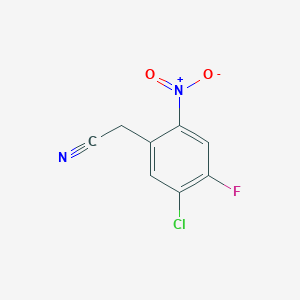 2-(5-Chloro-4-fluoro-2-nitrophenyl)acetonitrile