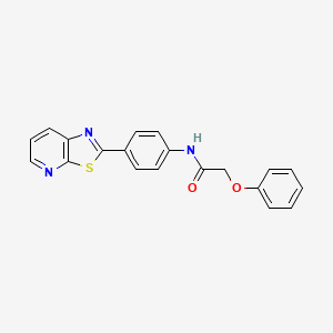 2-phenoxy-N-(4-(thiazolo[5,4-b]pyridin-2-yl)phenyl)acetamide