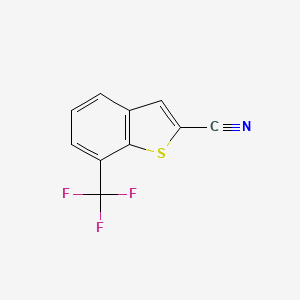 7-(Trifluoromethyl)benzothiophene-2-carbonitrile