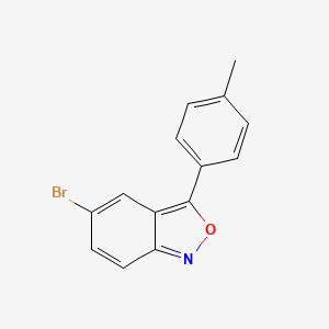 molecular formula C14H10BrNO B2395669 5-Bromo-3-(4-methylphenyl)-2,1-benzoxazole CAS No. 385386-97-0