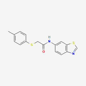 N-(benzo[d]thiazol-6-yl)-2-(p-tolylthio)acetamide