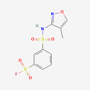 3-[(4-Methyl-1,2-oxazol-3-yl)sulfamoyl]benzene-1-sulfonyl fluoride