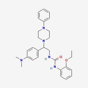 1-(2-(4-(Dimethylamino)phenyl)-2-(4-phenylpiperazin-1-yl)ethyl)-3-(2-ethoxyphenyl)urea