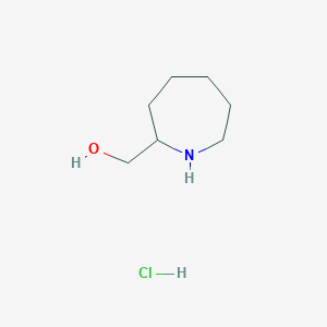 molecular formula C7H16ClNO B2395712 Azepan-2-ylmethanol Hydrochloride CAS No. 66928-78-7