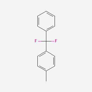 molecular formula C14H12F2 B2395722 1-(Difluorophenylmethyl)-4-methylbenzene CAS No. 174075-29-7