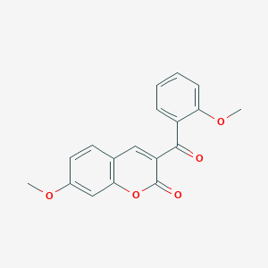 7-methoxy-3-(2-methoxybenzoyl)-2H-chromen-2-one