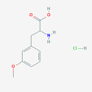 molecular formula C10H14ClNO3 B2395768 2-氨基-3-(3-甲氧基苯基)丙酸盐酸盐 CAS No. 856570-90-6