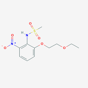 N-[2-(2-ethoxyethoxy)-6-nitrophenyl]methanesulfonamide