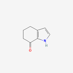 molecular formula C8H9NO B2395801 1,4,5,6-tetrahydro-7H-indol-7-one CAS No. 23456-78-2