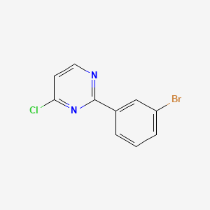 molecular formula C10H6BrClN2 B2395841 2-(3-Bromophenyl)-4-chloropyrimidine CAS No. 97604-15-4