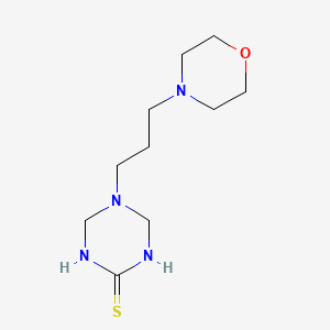 5-(3-Morpholin-4-ylpropyl)-1,4,5,6-tetrahydro-1,3,5-triazine-2-thiol