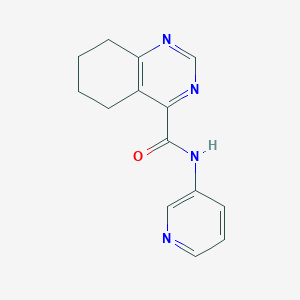 molecular formula C14H14N4O B2395847 N-Pyridin-3-yl-5,6,7,8-tetrahydroquinazoline-4-carboxamide CAS No. 2415531-79-0