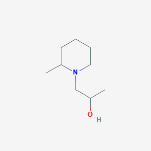molecular formula C9H19NO B2395854 1-(2-Methyl-piperidin-1-yl)-propan-2-ol CAS No. 865074-64-2
