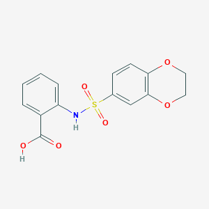 2-(2,3-Dihydro-benzo[1,4]dioxine-6-sulfonylamino)-benzoic acid