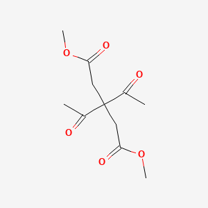 molecular formula C11H16O6 B2395856 Dimethyl 3,3-diacetylpentanedioate CAS No. 31862-39-2