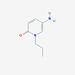 molecular formula C8H12N2O B2395864 5-Amino-1-propyl-1,2-dihydropyridin-2-one CAS No. 1016767-37-5