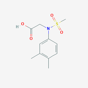 N-(3,4-dimethylphenyl)-N-(methylsulfonyl)glycine