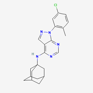 Adamantanyl[1-(5-chloro-2-methylphenyl)pyrazolo[4,5-e]pyrimidin-4-yl]amine