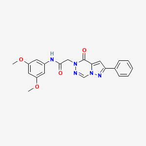 N-(3,5-dimethoxyphenyl)-2-(4-oxo-2-phenylpyrazolo[1,5-d][1,2,4]triazin-5(4H)-yl)acetamide