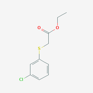molecular formula C10H11ClO2S B2395912 Ethyl 2-(3-Chlorophenyl)sulfanylacetate CAS No. 141819-39-8