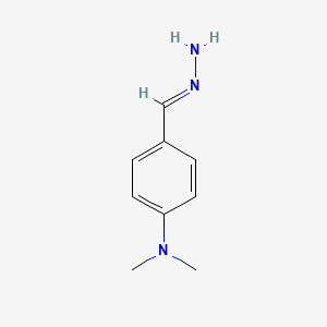 molecular formula C9H13N3 B2395994 4-(Dimethylamino)benzaldehyde hydrazone CAS No. 41463-93-8