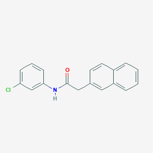 molecular formula C18H14ClNO B239601 N-(3-chlorophenyl)-2-(2-naphthyl)acetamide 