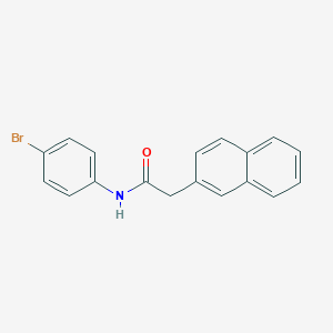 molecular formula C18H14BrNO B239602 N-(4-bromophenyl)-2-(2-naphthyl)acetamide 