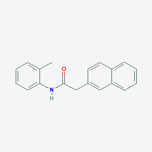 molecular formula C19H17NO B239603 N-(2-methylphenyl)-2-(2-naphthyl)acetamide 