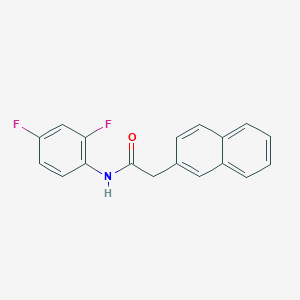 molecular formula C18H13F2NO B239604 N-(2,4-difluorophenyl)-2-(2-naphthyl)acetamide 