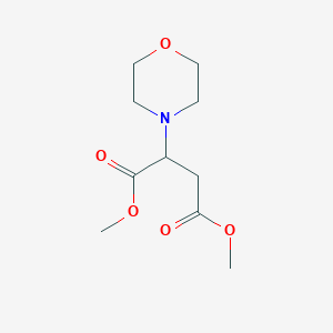 molecular formula C10H17NO5 B2396047 Dimethyl 2-morpholin-4-ylbutanedioate CAS No. 61533-02-6