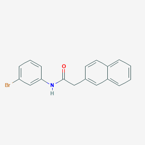 molecular formula C18H14BrNO B239605 N-(3-bromophenyl)-2-(2-naphthyl)acetamide 