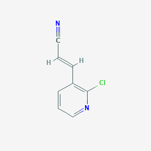 3-(2-Chloropyridin-3-yl)prop-2-enenitrile, E/Z mixture