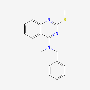 N-benzyl-N-methyl-2-(methylsulfanyl)-4-quinazolinamine
