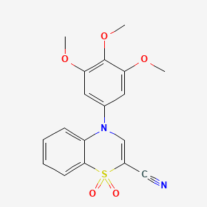 B2396112 3-{[6-(4-fluorophenyl)pyrimidin-4-yl]oxy}-N-(4-isopropylphenyl)benzamide CAS No. 1207031-93-3