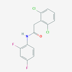 molecular formula C14H9Cl2F2NO B239612 2-(2,6-dichlorophenyl)-N-(2,4-difluorophenyl)acetamide 