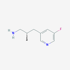 B2396130 (2S)-3-(5-Fluoropyridin-3-yl)-2-methylpropan-1-amine CAS No. 2248171-72-2