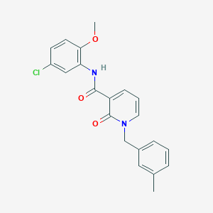 molecular formula C21H19ClN2O3 B2396159 N-(5-chloro-2-methoxyphenyl)-1-(3-methylbenzyl)-2-oxo-1,2-dihydropyridine-3-carboxamide CAS No. 946248-29-9