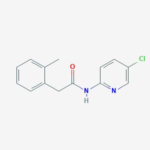 molecular formula C14H13ClN2O B239616 N-(5-chloropyridin-2-yl)-2-(2-methylphenyl)acetamide 
