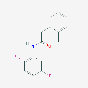 molecular formula C15H13F2NO B239618 N-(2,5-difluorophenyl)-2-(2-methylphenyl)acetamide 