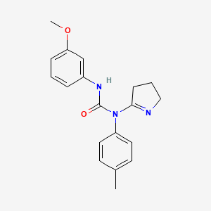 1-(3,4-dihydro-2H-pyrrol-5-yl)-3-(3-methoxyphenyl)-1-(p-tolyl)urea
