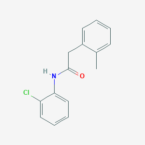 molecular formula C15H14ClNO B239623 N-(2-chlorophenyl)-2-(2-methylphenyl)acetamide 