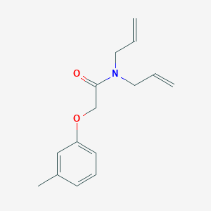 molecular formula C15H19NO2 B239624 N,N-diallyl-2-(3-methylphenoxy)acetamide 