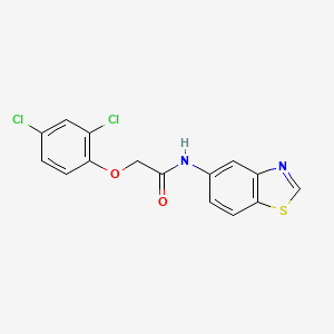 N-(benzo[d]thiazol-5-yl)-2-(2,4-dichlorophenoxy)acetamide