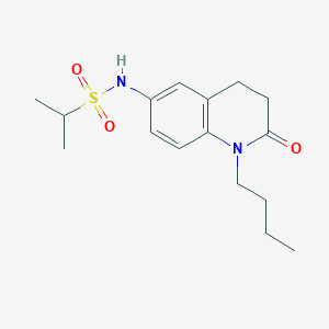 N-(1-butyl-2-oxo-1,2,3,4-tetrahydroquinolin-6-yl)propane-2-sulfonamide