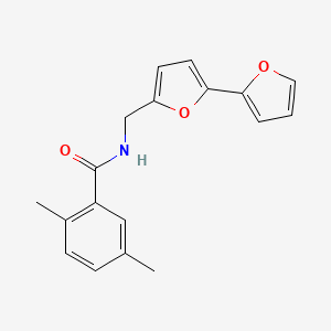 N-([2,2'-bifuran]-5-ylmethyl)-2,5-dimethylbenzamide