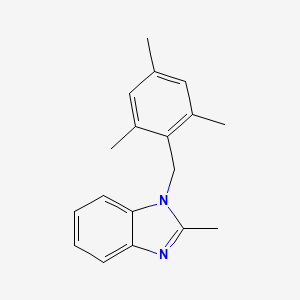 2-Methyl-1-[(2,4,6-trimethylphenyl)methyl]benzimidazole
