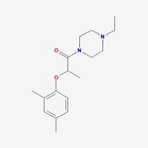 molecular formula C17H26N2O2 B239628 1-[2-(2,4-Dimethylphenoxy)propanoyl]-4-ethylpiperazine 