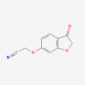 2-[(3-Oxo-2,3-dihydro-1-benzofuran-6-yl)oxy]acetonitrile